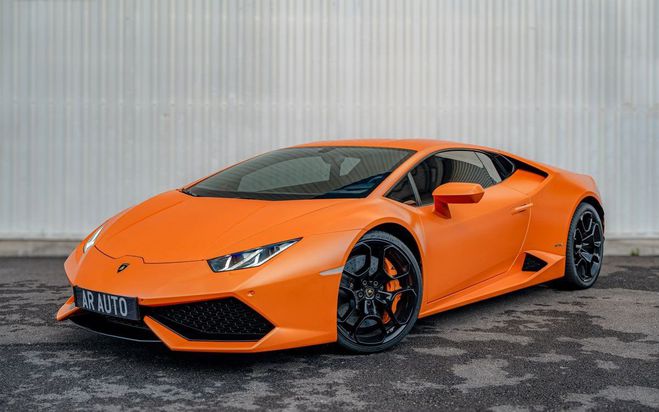 Lamborghini Huracan LP610-4 5.2 V10 610 CH Lift PPF satin co Orange de 2016