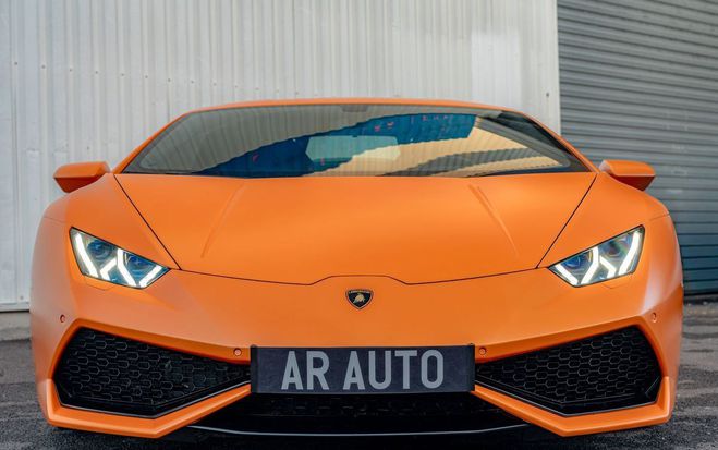 Lamborghini Huracan LP610-4 5.2 V10 610 CH Lift PPF satin co Orange de 2016