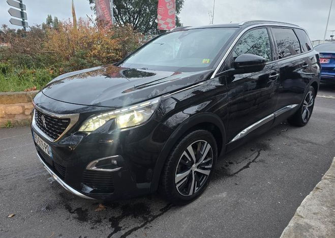 Cliquer pour voir la photo suivante Peugeot 5008 1.6l blueHDI 120 Allure 7places Noir de 2018