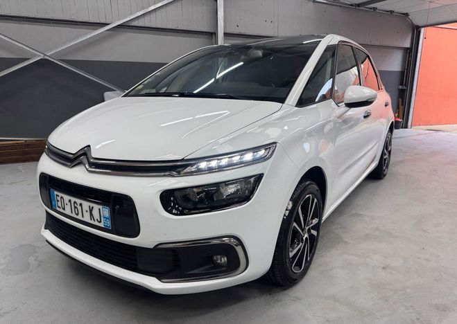 Citroen C4 Picasso II BlueHDi 120ch Shine S&S EAT6 GARANTIE Blanc de 2017