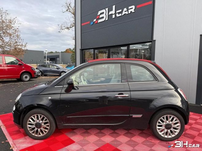 Fiat 500 CABRIOLET 1.2 70 Noir de 2015