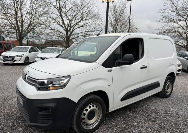 Cliquer pour voir la photo suivante Citroen Berlingo FOURGON 1.6 HDI 100 CV 1 ERE MAIN TVA RE Blanc de 2019