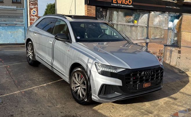 Audi Q8 55 tfsie 3.0 381 ch phev hybrid s-line q Gris de 2022