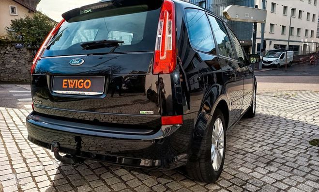 Ford C Max focus 1.8 flexifuel 125 ghia (2�me main) Noir de 2009