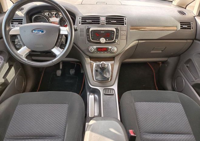 Ford C Max focus 1.8 flexifuel 125 ghia (2�me main) Noir de 2009