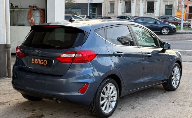 Ford Fiesta vi 1.0 flexifuel 100 s&s titanium x 5p   Bleu de 2019