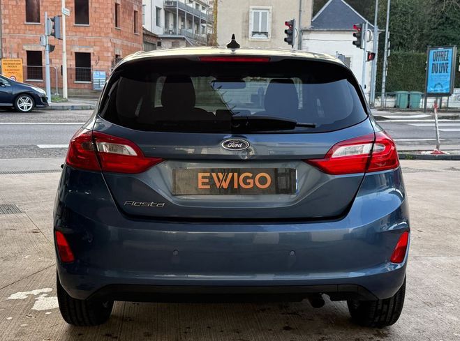 Ford Fiesta vi 1.0 flexifuel 100 s&s titanium x 5p   Bleu de 2019