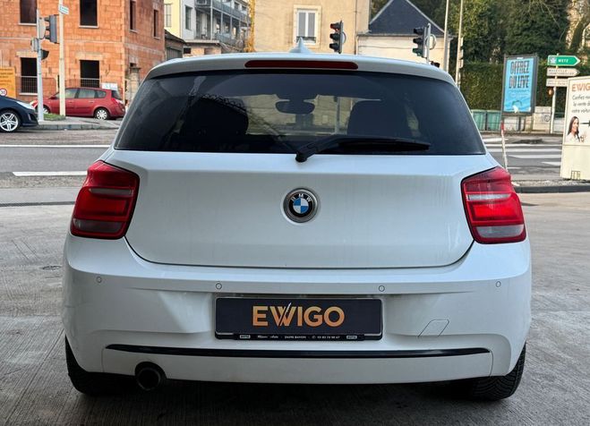 BMW Serie 1 (f21) 118i 170 sport 3p   radars av-ar a Blanc de 2013