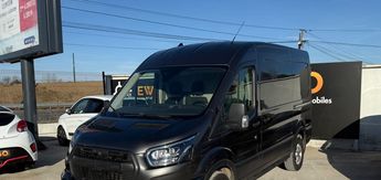  Voir d&eacute;tails -Ford Transit vu 2t 2.0 tdci 170 boite auto l2h2 trend &agrave; Andr�zieux-Bouth�on (42)