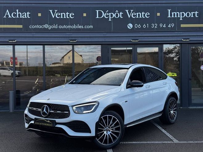Mercedes GLC Coup� 300 de 194+122ch AMG Line 4Matic 9 BLANC de 2021