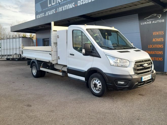 Ford Transit CHASSIS CABINE BENNE + COFFRE 170CV TREN Blanc de 2021
