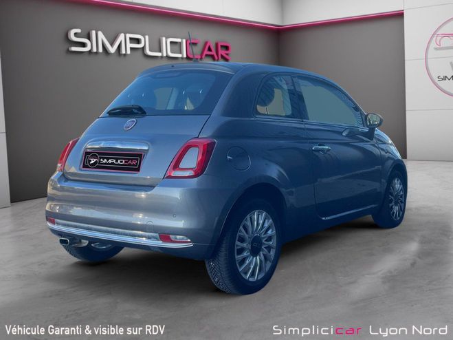 Fiat 500 SERIE 6 1.2 69 ch Lounge Gris de 2018