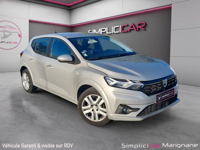 Dacia Sandero SCe 65 - 22 Confort - Clim - Carplay - g Gris de 2021
