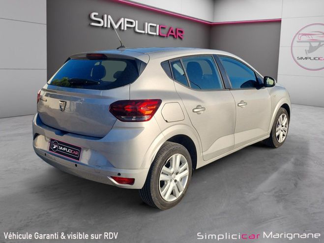 Dacia Sandero SCe 65 - 22 Confort - Clim - Carplay - g Gris de 2021