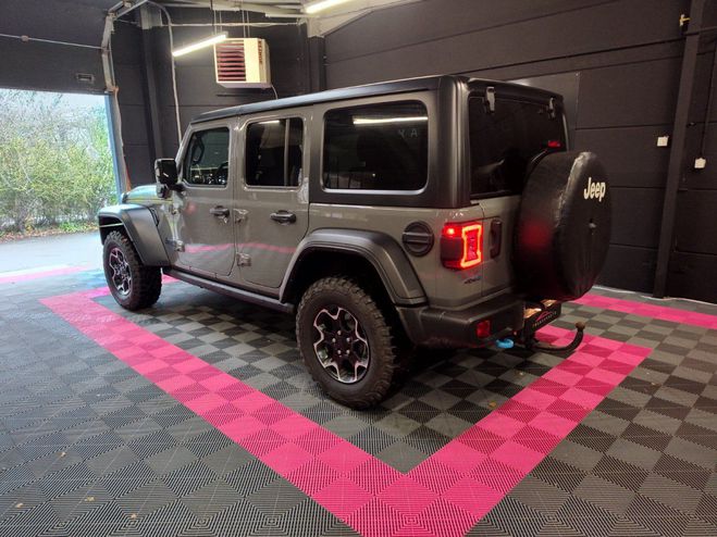 Jeep Wrangler Unlimited 4xe 2.0 l T 380 ch PHEV 4x4 BV Gris de 2021