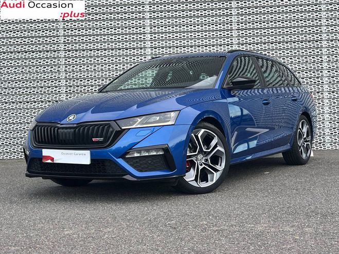 Cliquer pour voir la photo suivante Skoda Octavia Combi 2.0 TDI 200 ch DSG7 RS Race Blue Metallic de 2022