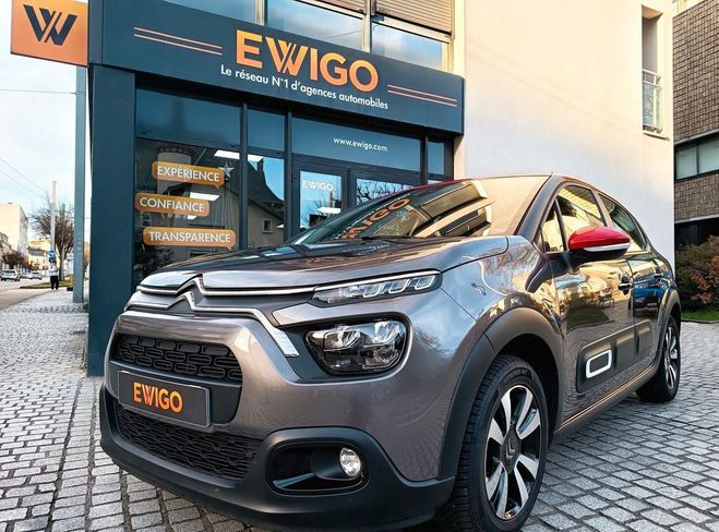 Cliquer pour voir la photo suivante Citroen C3 generation-iii 1.2 puretech 110 shine ea Gris de 2021