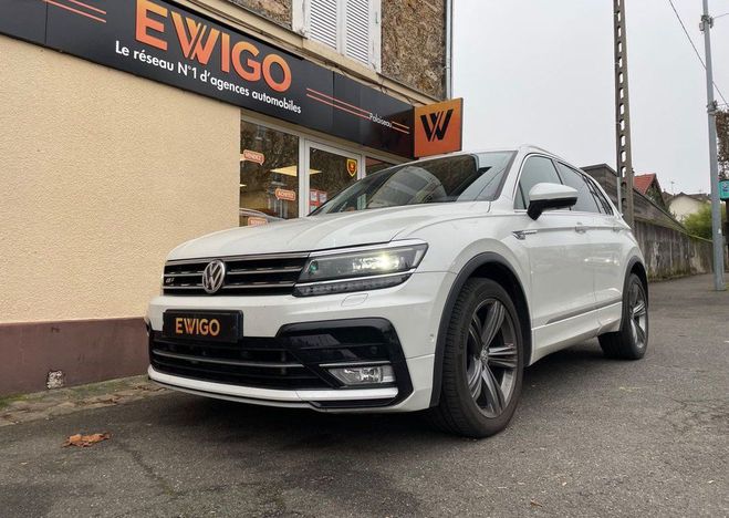 Volkswagen Tiguan 2.0 tdi 150ch r-line dsg7 toit ouvrant p Blanc de 2017