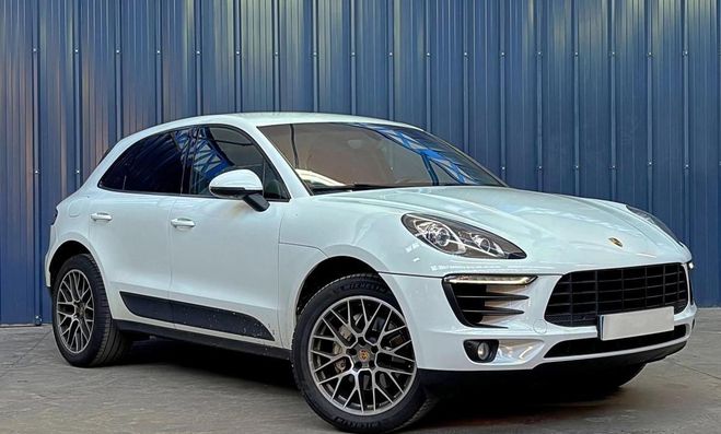 Porsche Macan 3.0 340 S PDK BVA Garantie 1 An Suivi co Blanc de 2015
