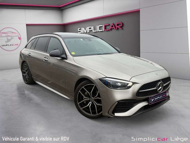 Mercedes Classe C 200 Break d AMG Line Beige de 