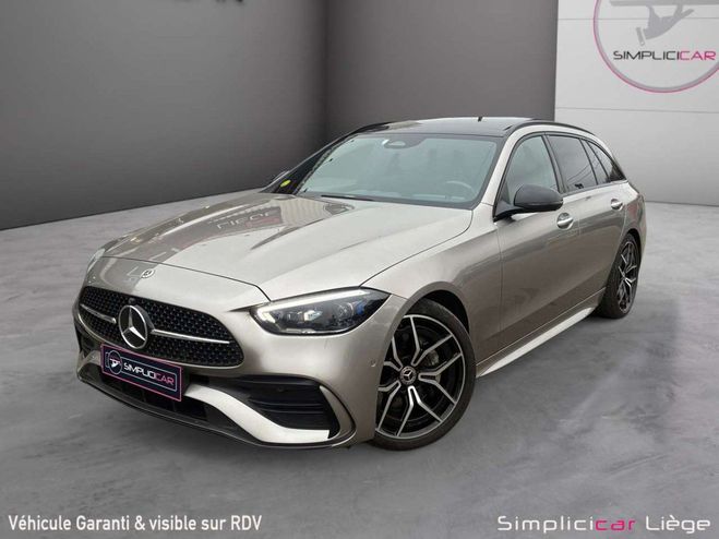 Mercedes Classe C 200 Break d AMG Line Beige de 