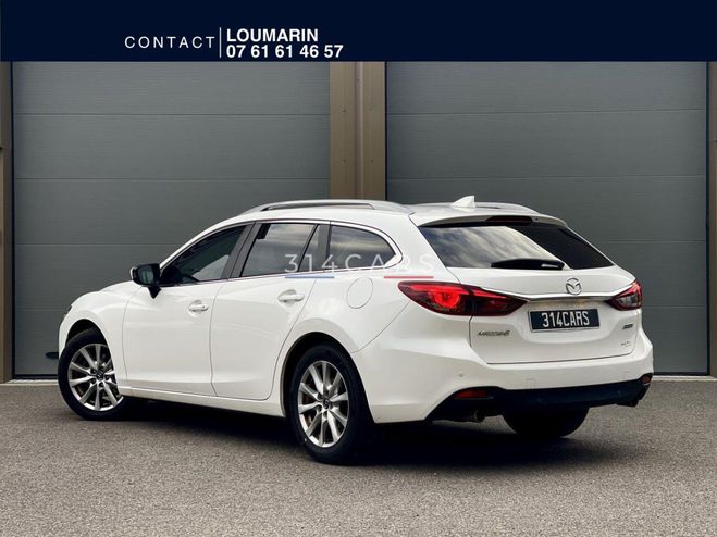Mazda 6 Wagon 2.2 Skyactiv-D - 150 - BREAK Dynam BLANC de 2015