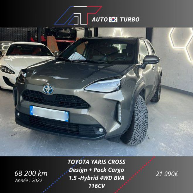 Cliquer pour voir la photo suivante Toyota Yaris Cross 116H DESIGN AWD-I MY22 Gris C de 2022