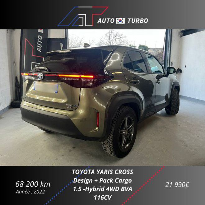 Toyota Yaris Cross 116H DESIGN AWD-I MY22 Gris C de 2022