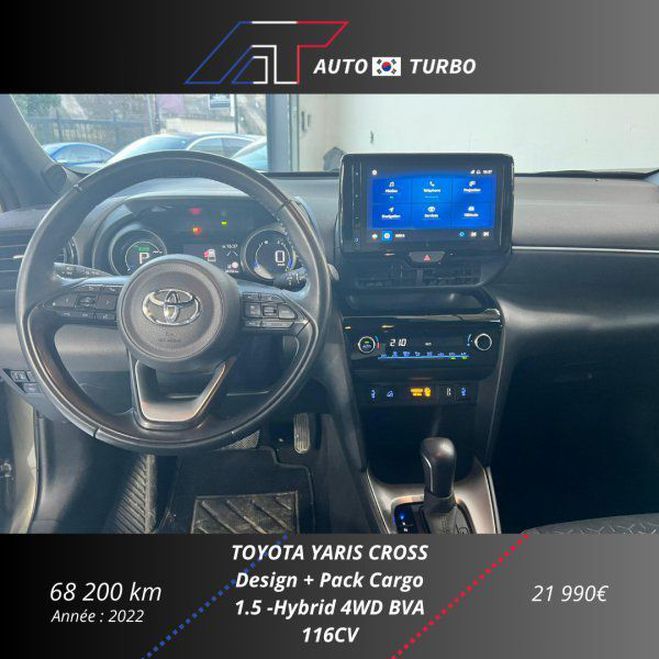 Toyota Yaris Cross 116H DESIGN AWD-I MY22 Gris C de 2022