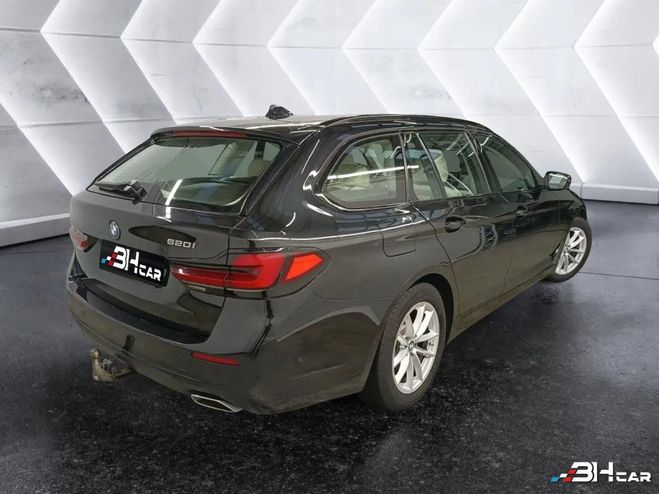 BMW Serie 5 ? TOURING 520I 163 CH BVA CAM360 TOIT OU Noir de 2020