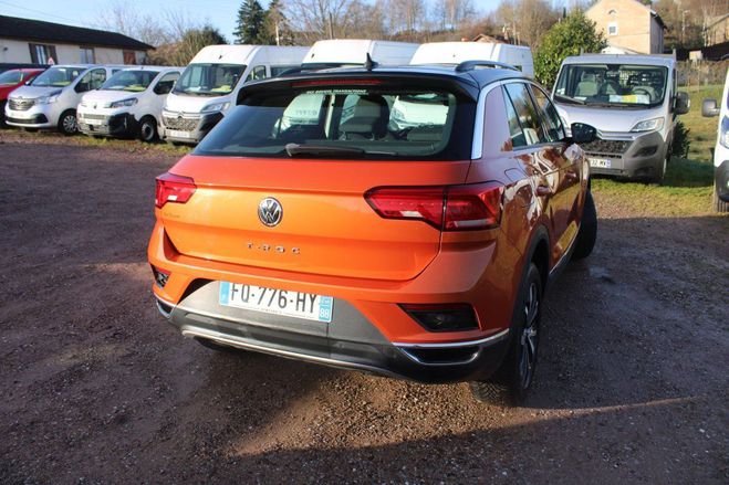 Volkswagen T Roc TSI 115 CV LOUNGE GPS 3D CAM�RA USB JA 1 Orange /toit Noir de 2020