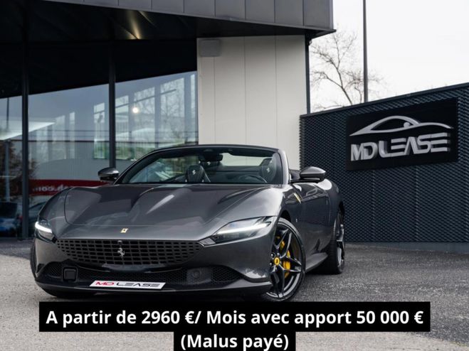 Ferrari Roma Spyder V8 4.0 620ch - Leasing 2960 Euros Gris de 2024
