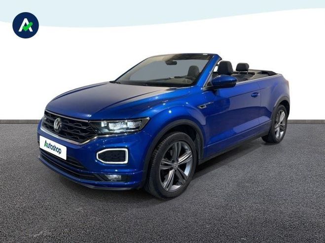 Volkswagen T Roc Cabriolet 1.5 TSI EVO 150ch R-Line DSG7 Bleu de 2020