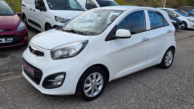 Kia Picanto BOITE AUTO 1.2 85CH PREMIUM 2013 CUIR CL blanc de 2013