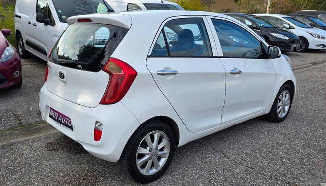 Kia Picanto BOITE AUTO 1.2 85CH PREMIUM 2013 CUIR CL blanc de 2013