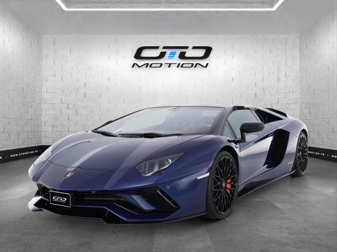 Lamborghini Aventador S Roadster 6.5 V12 740 BLEU de 2018