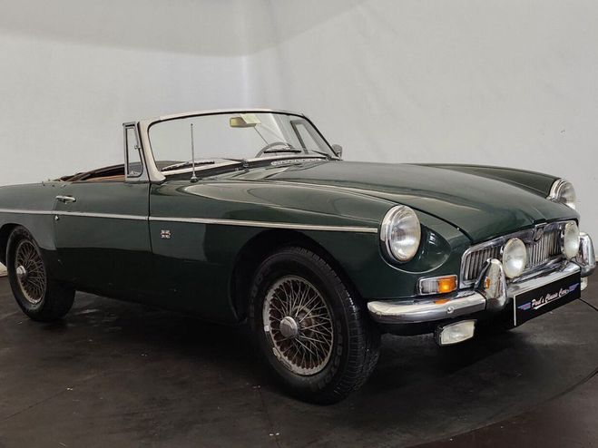 MG MGB B cabriolet British Racing Green de 1969