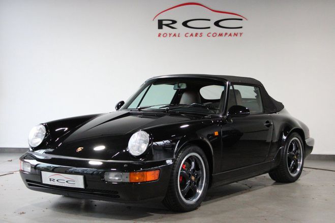 Cliquer pour voir la photo suivante Porsche 911 (964) CABRIOLET CARRERA Noir de 1993