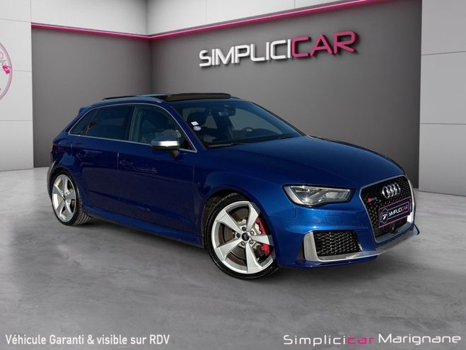 Audi RS3 SPORTBACK QUATTRO 367CH - FRANCAISE - SU Bleu de 2016