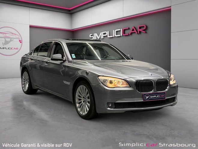BMW Serie 7 30D BVA8 SUIVI COMPLET - TOIT OUVRANT -  Gris de 2013