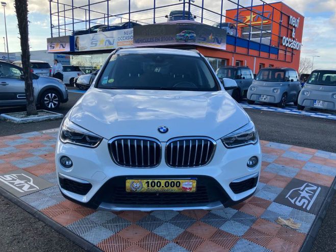 BMW X1 (F48) SDRIVE 18DA 150 BVA8 X-LINE GPS Ca Blanc de 2017