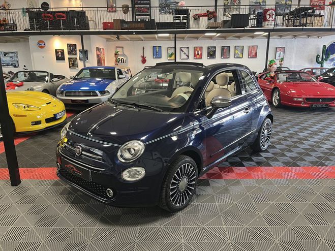 Fiat 500 Cabriolet Riva Boite Auto 1.2 8v 69ch Bleu Marine M�tallis� de 2017
