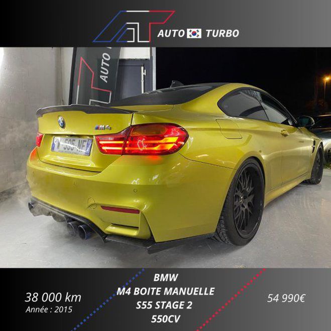 BMW M4 COUPE (F82) 431CH / BOITE MECA / LIGNE T  de 2015