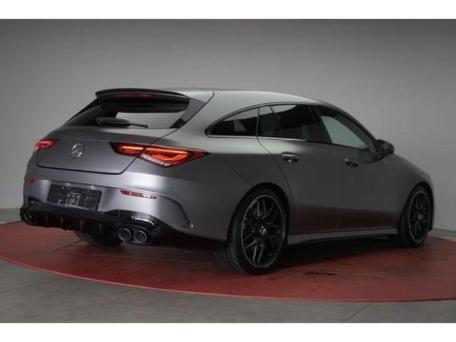Mercedes Classe CLA ng Brake 45 S - BVA Speedshift DCT AMG - grise mat metallisee de 2020