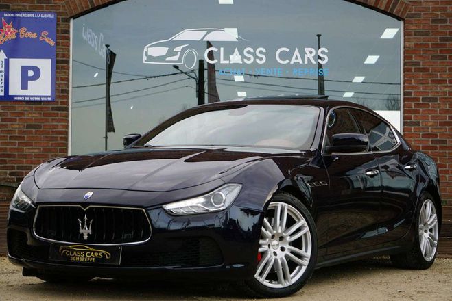 Maserati Ghibli 3.0 d Auto Cam Pdc Xenon Toit Ouvrant Ca Bleu M�tallis� de 