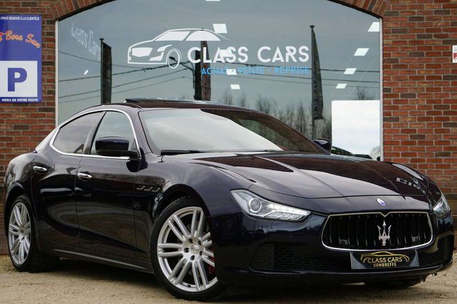 Maserati Ghibli 3.0 d Auto Cam Pdc Xenon Toit Ouvrant Ca Bleu M�tallis� de 