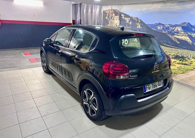 Citroen C3 1.2 thp 110cv boite auto 25870km Noir de 2019