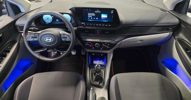 Hyundai Bayon 1.0 t-gdi 100 ch intuitive   camera de r Noir de 2025