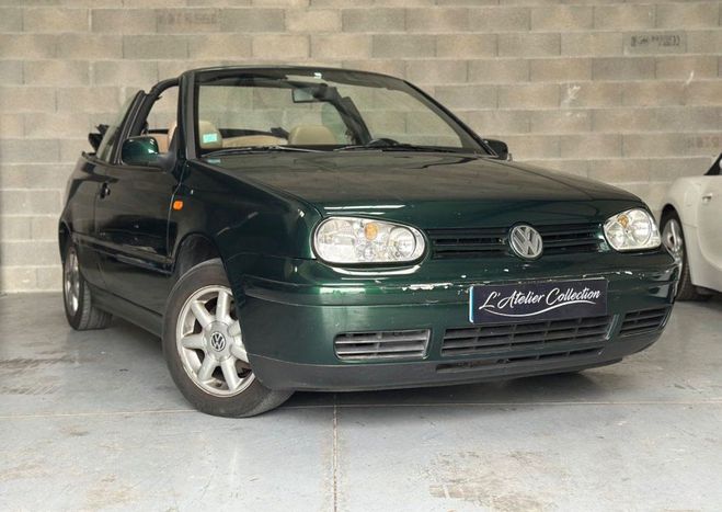 Volkswagen Golf 4 CABRIOLET CARAT SIEGES CHAUFFANT BASE  Vert de 1999