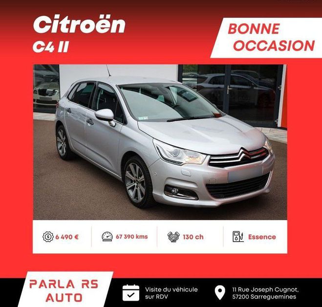 Cliquer pour voir la photo suivante Citroen C4 II 130ch Gris de 2015